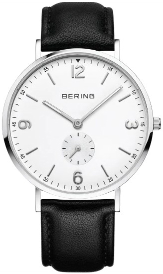 Bering Herrklocka 14040-404 Classic Vit/Läder Ø40 mm - Bering