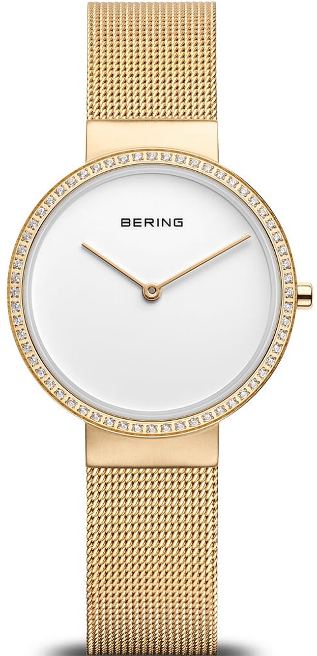 Bering Damklocka 14531-330 Classic Vit/Gulguldtonat stål Ø31 mm - Bering