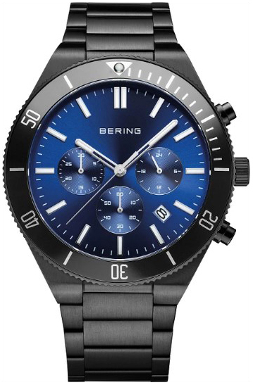 Bering Herrklocka 15043-727 Classic Blå/Stål Ø43 mm - Bering
