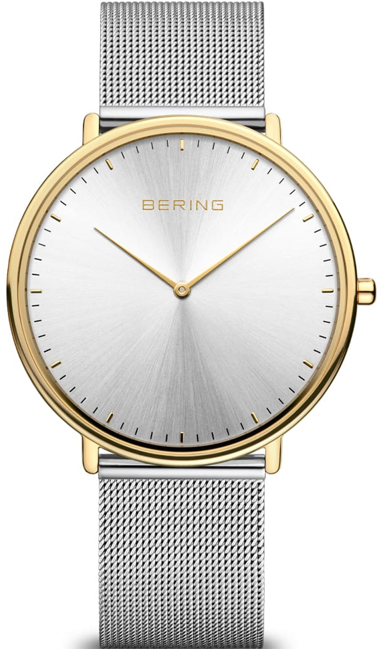 Bering 15739-010 Ultra Slim Guldtonad/Stål Ø39 mm - Bering