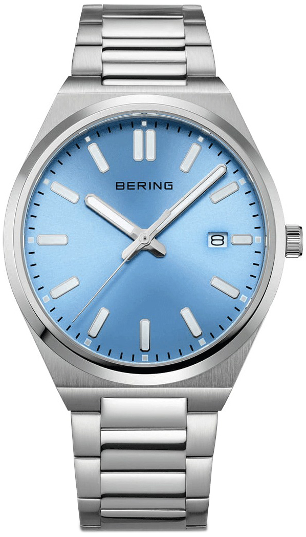 Bering 17639-707 Classic Blå/Stål Ø39 mm - Bering