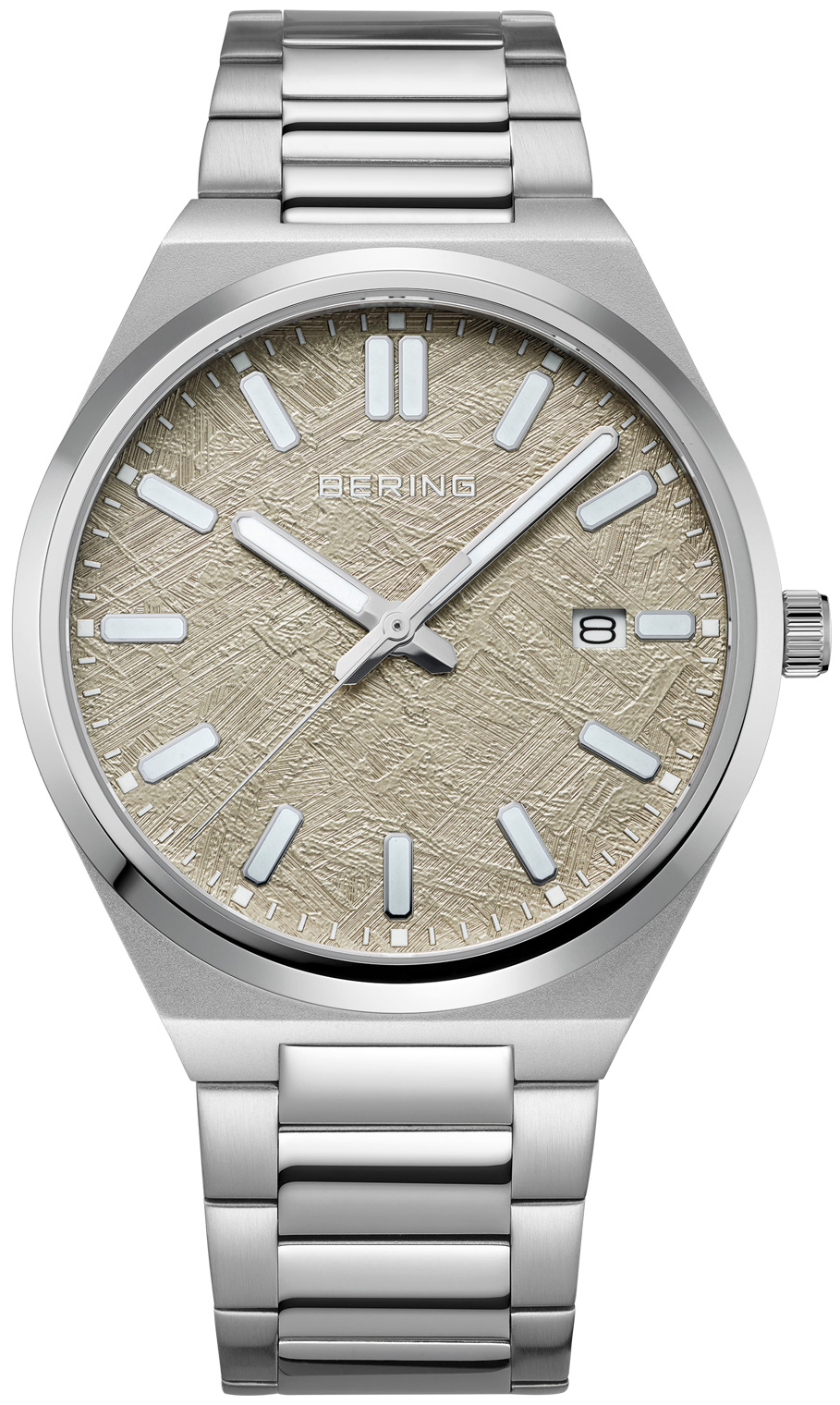 Bering Herrklocka 17639-777 Classic Grå/Stål Ø39 mm