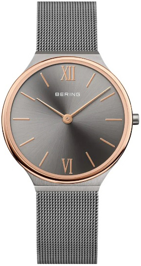Bering Damklocka 18434-369 Ultra Slim Grå/Stål Ø34 mm - Bering