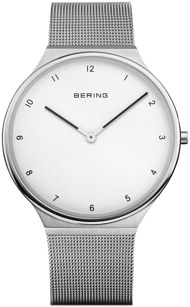 Bering Herrklocka 18440-004 Ultra Slim Vit/Stål Ø40 mm - Bering