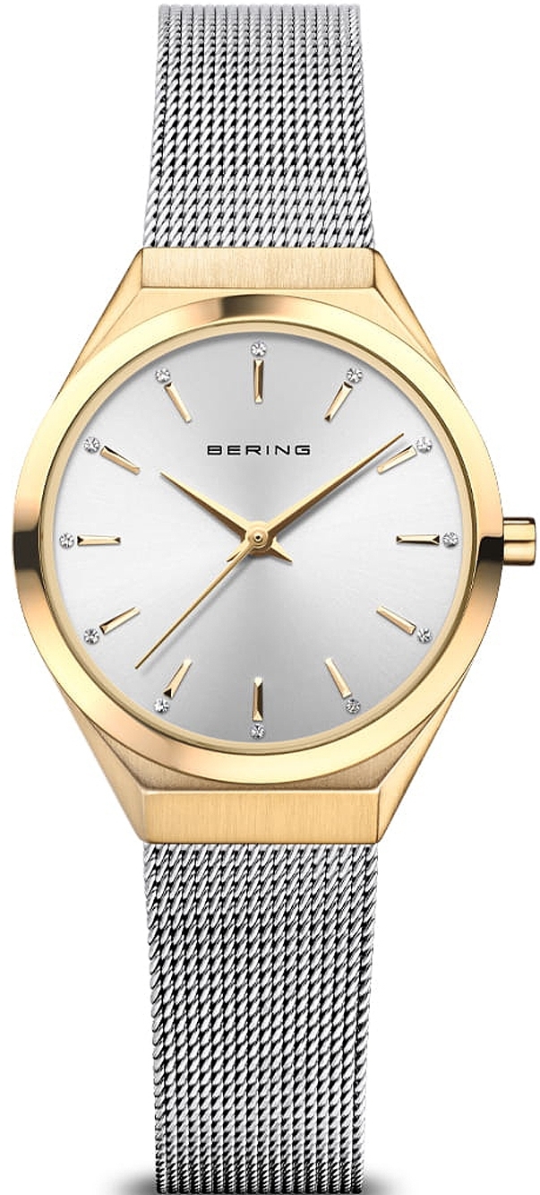 Bering Damklocka 18729-010 Ultra Slim Silverf&auml;rgad/St&aring;l &Oslash;29 mm