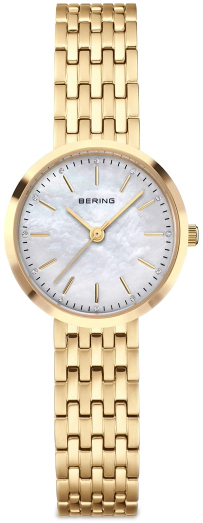 Bering Damklocka 19126-734 Classic Vit/Gulguldtonat stål Ø26 mm
