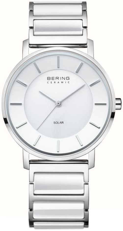 Bering Damklocka 19535-754 Solar Vit/Keramik Ø35 mm - Bering