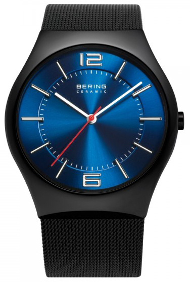 Bering Herrklocka 32039-227 Ceramic Blå/Stål Ø39 mm
