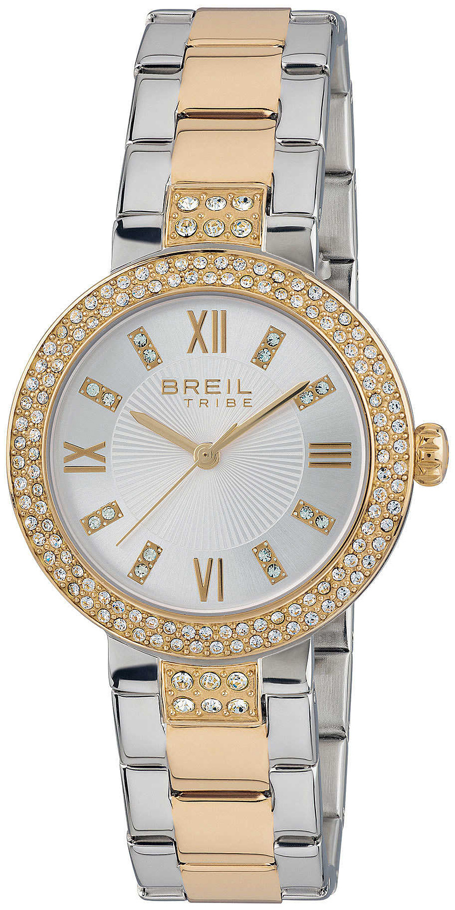 Breil Damklocka EW0421 Tribe Silverfärgad/Gulguldtonat stål Ø32 mm - Breil