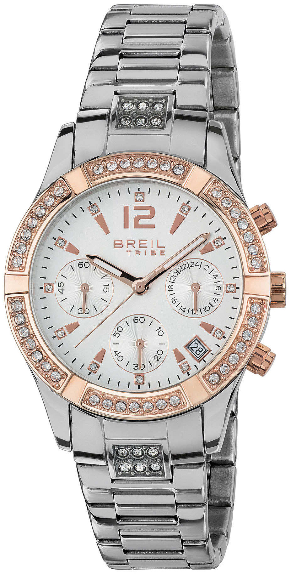 Breil Damklocka EW0426 Tribe Silverfärgad/Stål Ø36 mm - Breil
