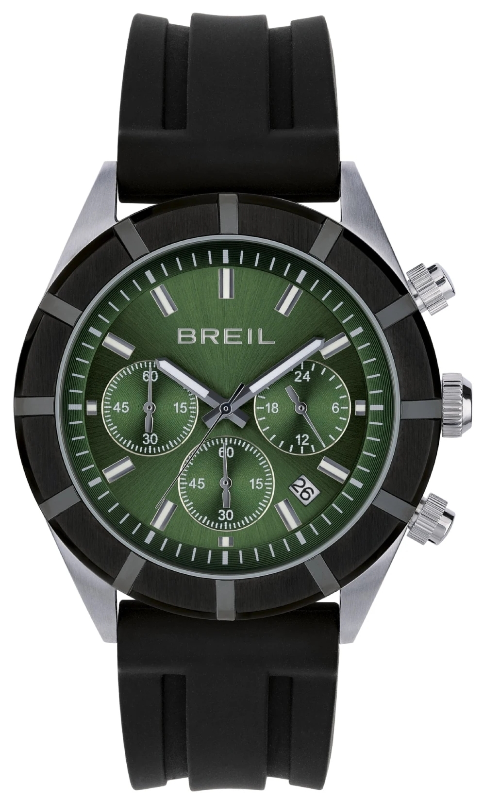 Breil Herrklocka TW2024 B 12 H Grön/Gummi Ø42 mm - Breil