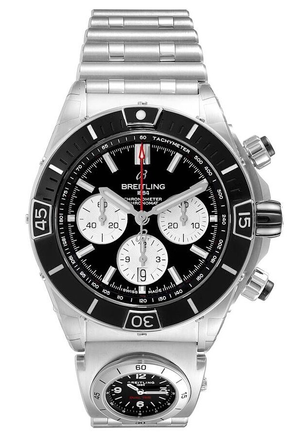 Breitling Herrklocka AB0136251B1A2 Super Chronomat B01 44 Svart/Stål - Breitling