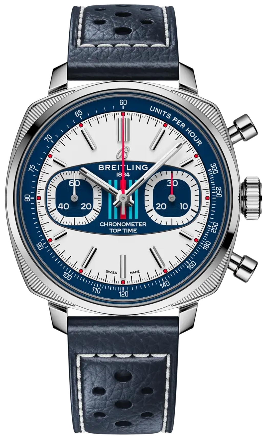 Breitling Herrklocka AB01772A1G1X1 Top Time B01 Racing Vit/Läder - Breitling