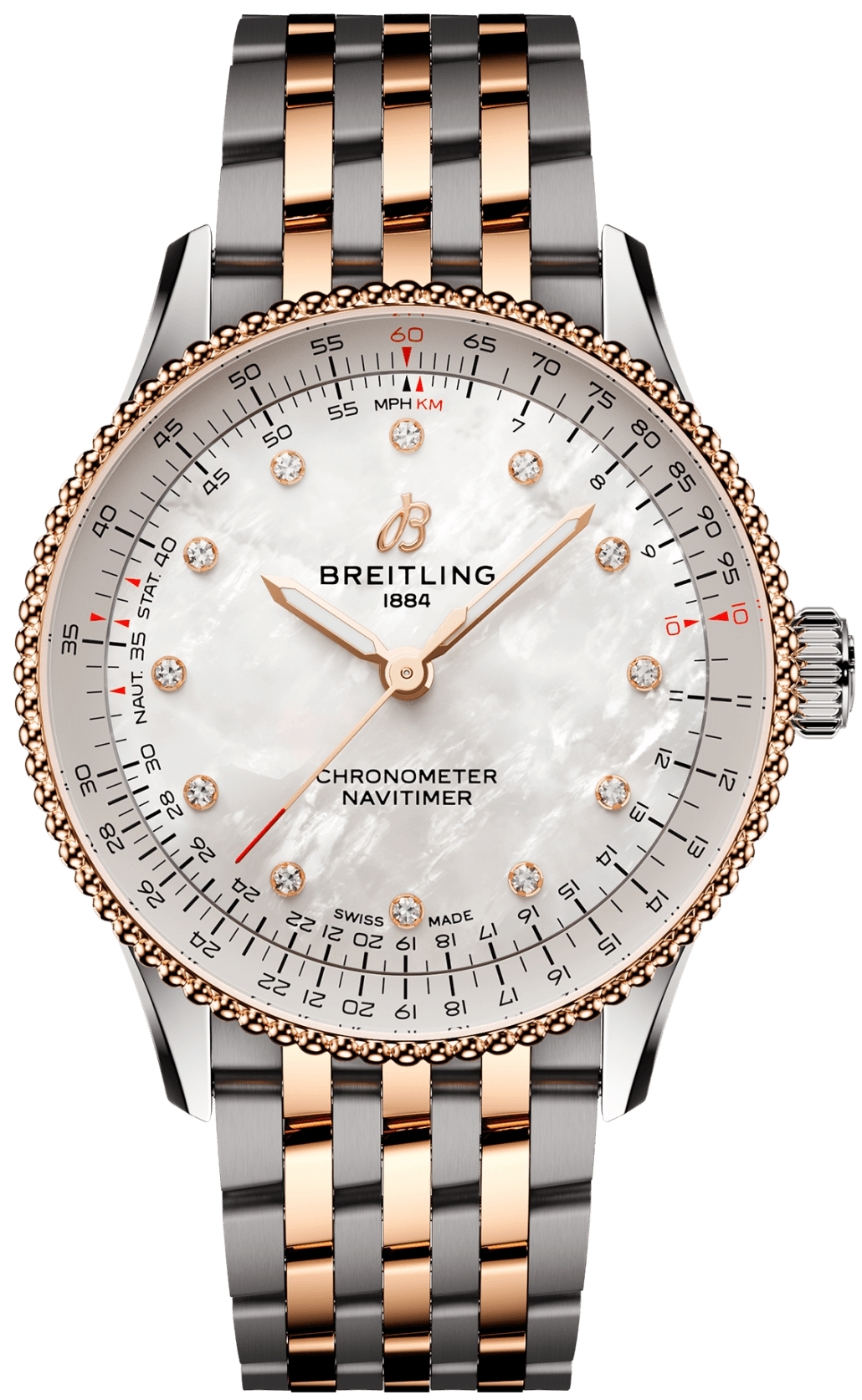 Breitling Herrklocka U17327211A1U1 Navitimer Automatic 36 Vit/18 - Breitling