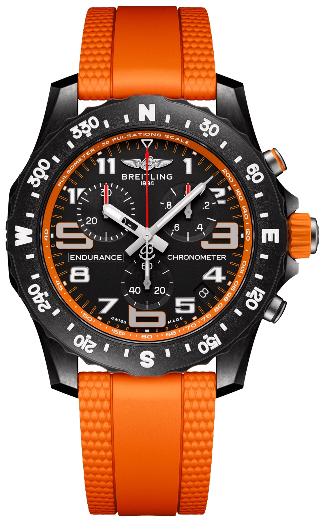 Breitling Herrklocka X82310A51B1S2 Professional Endurance Svart/Gummi - Breitling