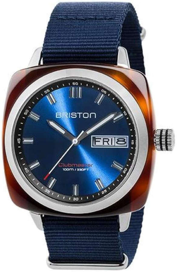 Briston Herrklocka 17342.SA.TS.9.NNB Blå/Textil