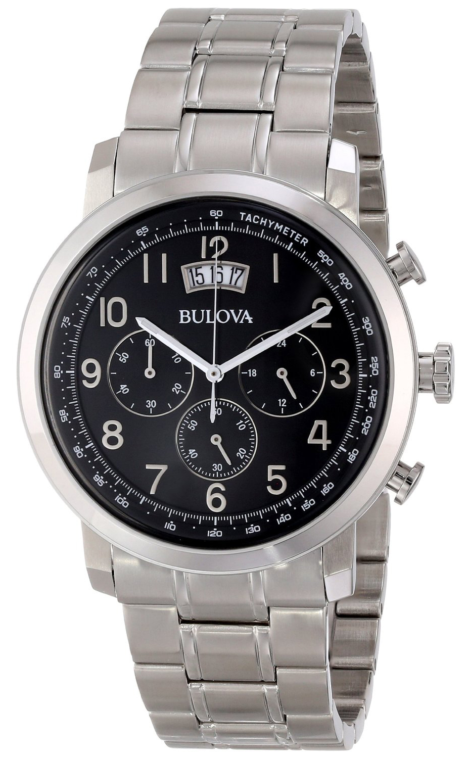 Bulova Herrklocka 96B202 Svart/Stål Ø42 mm - Bulova