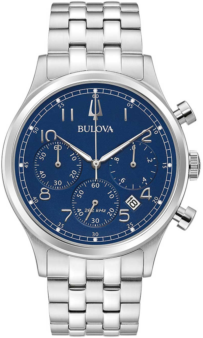Bulova Herrklocka 96B358 Bl&aring;/St&aring;l &Oslash;43 mm