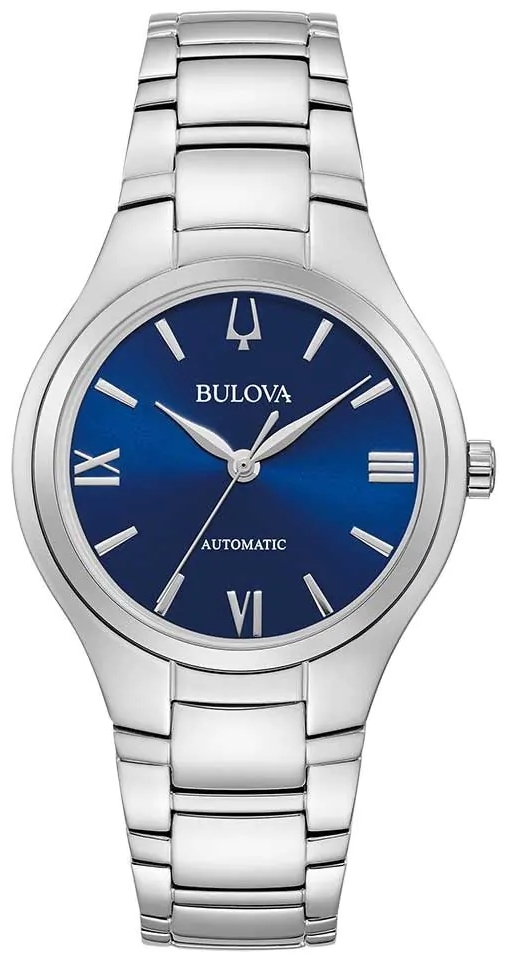 Bulova Damklocka 96L319 Sutton Blå/Stål Ø34 mm - Bulova