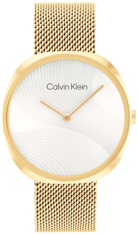 Calvin Klein CK Damklocka 1685215 Classic Silverfärgad/Gulguldtonat - Calvin Klein CK