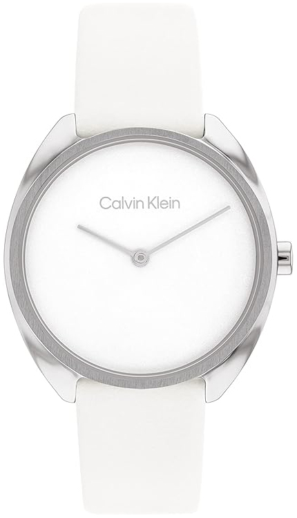 Calvin Klein CK Damklocka 25200274 Adorn Vit/Läder Ø34 mm - Calvin Klein CK