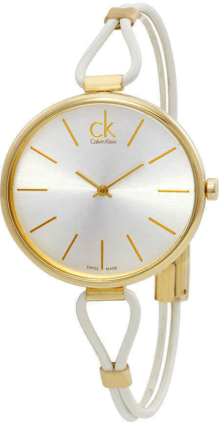 Calvin Klein Selection Damklocka K3V235L6 Silverfärgad/Läder Ø38 mm