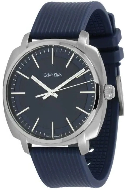 Calvin Klein CK Herrklocka K5M311ZN Highline Blå/Gummi - Calvin Klein CK