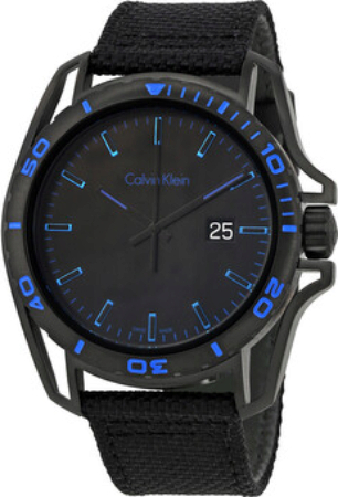 Calvin Klein CK Herrklocka K5Y31YB1 Earth Svart/Läder Ø42 mm - Calvin Klein CK