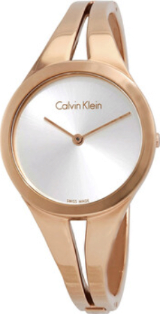 Calvin Klein 99999 Damklocka K7W2M616 Vit/Roséguldstonat stål Ø28 mm - Calvin Klein