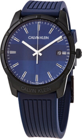 Calvin Klein CK Herrklocka K8R114VN Blå/Gummi Ø42 mm - Calvin Klein CK