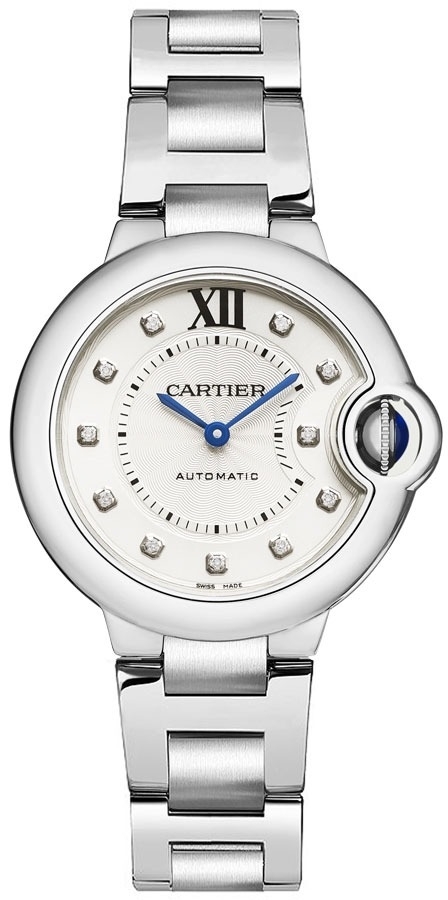 Cartier Damklocka W4BB0021 Ballon Bleu De Vit/Stål Ø33 mm - Cartier