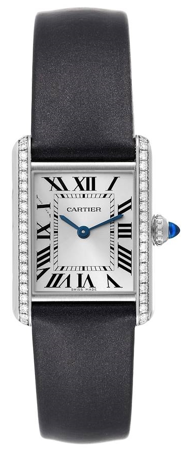 Cartier Damklocka W4TA0016 Tank Must de Silverfärgad/Satin - Cartier
