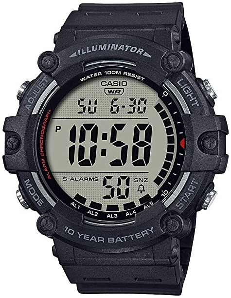 Casio Herrklocka AE-1500WH-1AVCF Classic LCD/Resinplast Ø51 mm