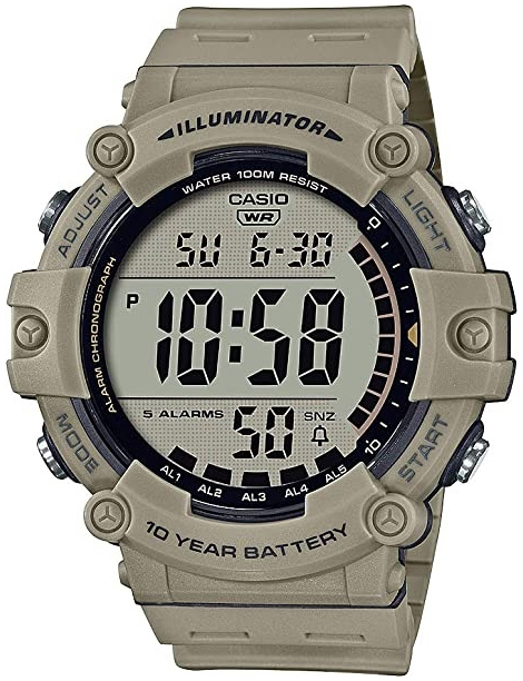 Casio Herrklocka AE-1500WH-5AVCF Classic LCD/Resinplast Ø51 mm