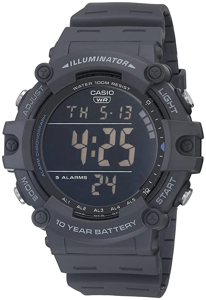 Casio Herrklocka AE-1500WH-8BVCF Classic LCD/Resinplast Ø51 mm - Casio