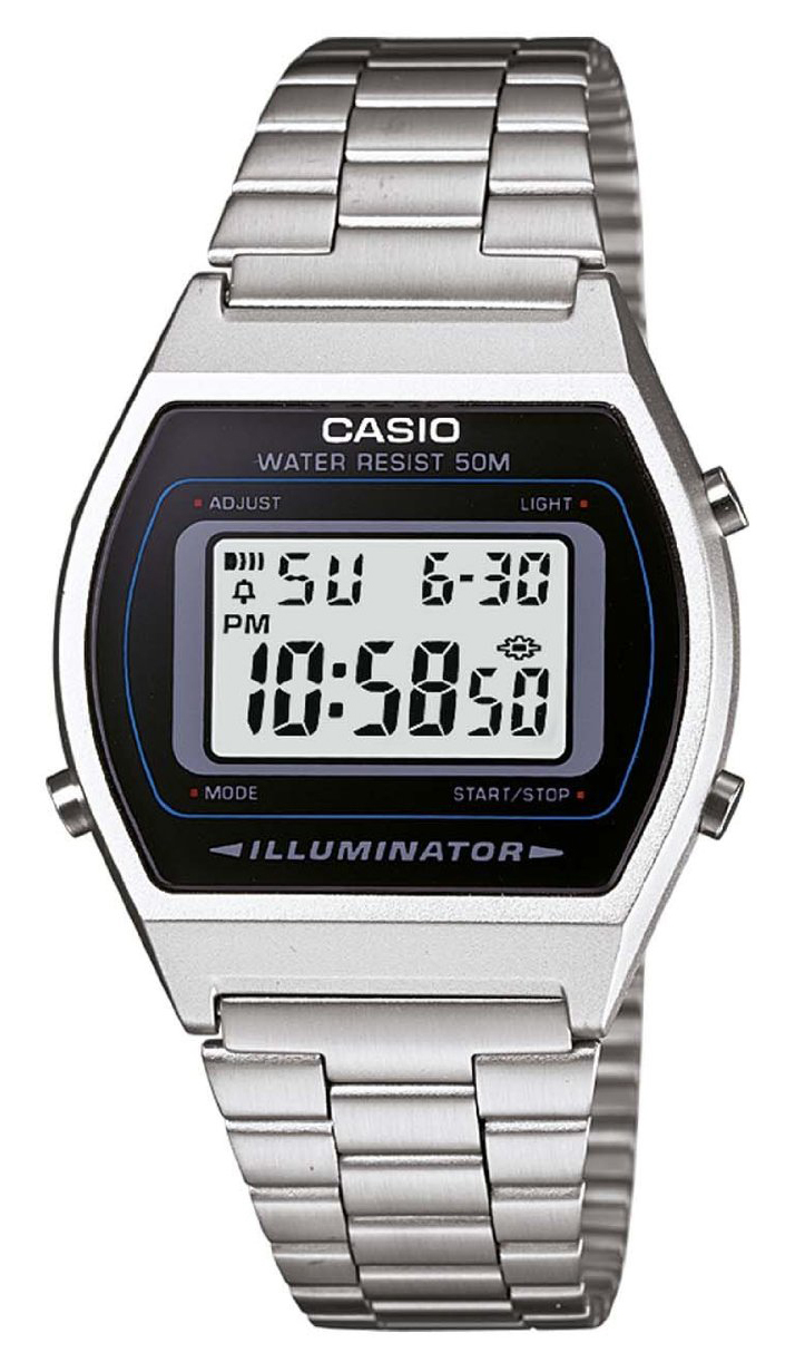 Casio Herrklocka B640WD-1AVEF Collection LCD/Stål 38.9x35 mm - Casio