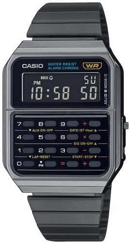 Casio CA-500WEGG-1BEF Vintage Stål Ø34.4 mm - Casio