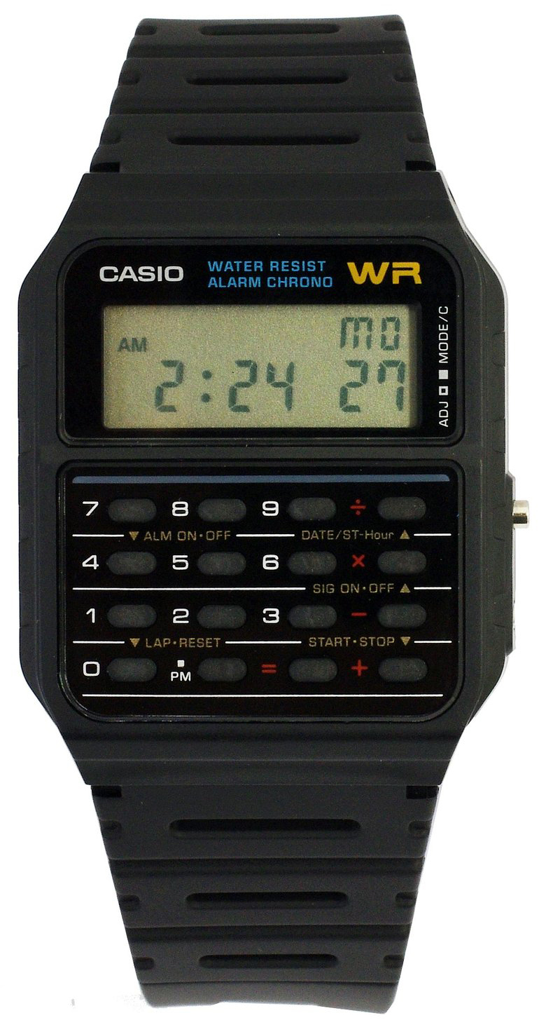 Casio Herrklocka CA-53W-1ER Collection LCD/Resinplast - Casio