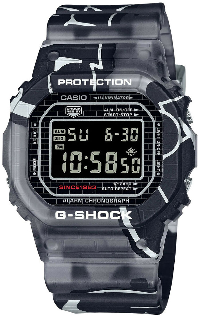 Casio Herrklocka DW-5000SS-1ER G-Shock LCD/Resinplast - Casio