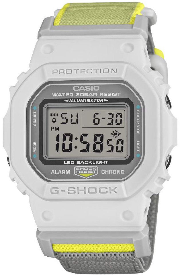 Casio Herrklocka DW-5600MNC-7A8ER G-Shock LCD/Textil