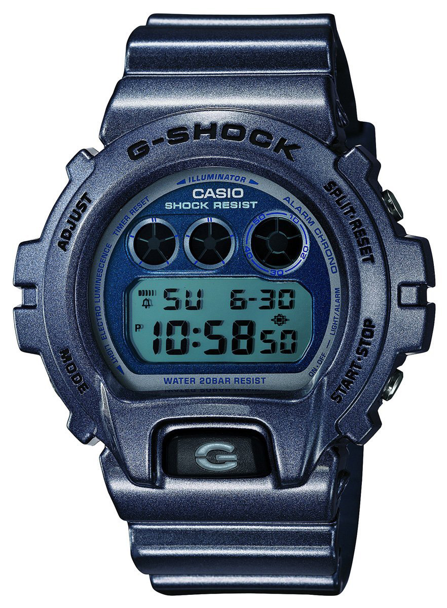 Casio G-Shock Herrklocka DW-6900MF-2ER LCD/Resinplast Ø50 mm