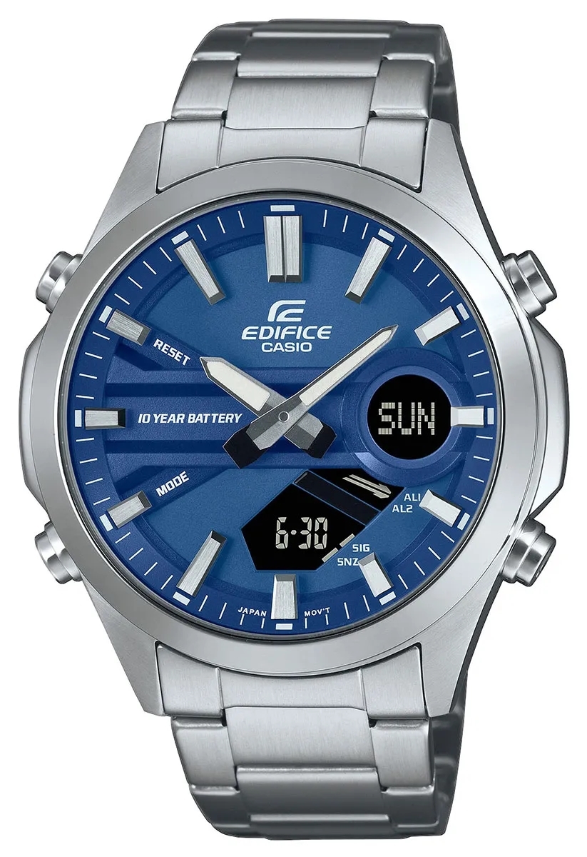 Casio Herrklocka EFV-C120D-2AEF Edifice Blå/Stål Ø45.5 mm - Casio