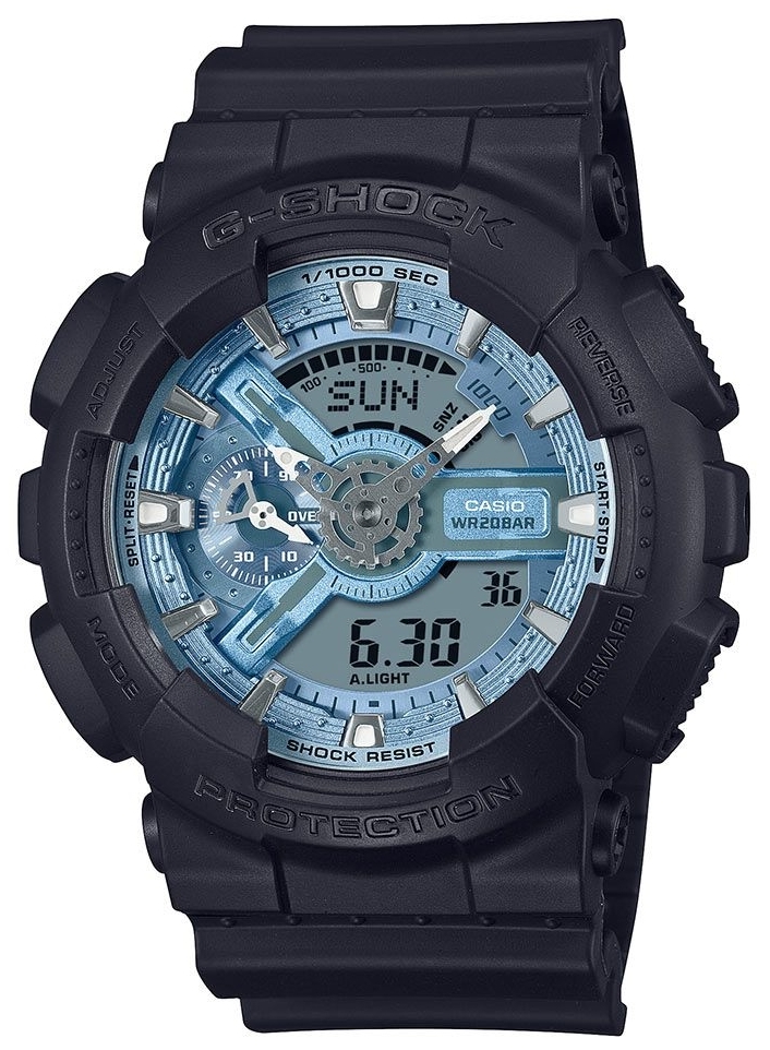Casio Herrklocka GA-110CD-1A2ER G-shock Blå/Resinplast Ø51.2 mm - Casio