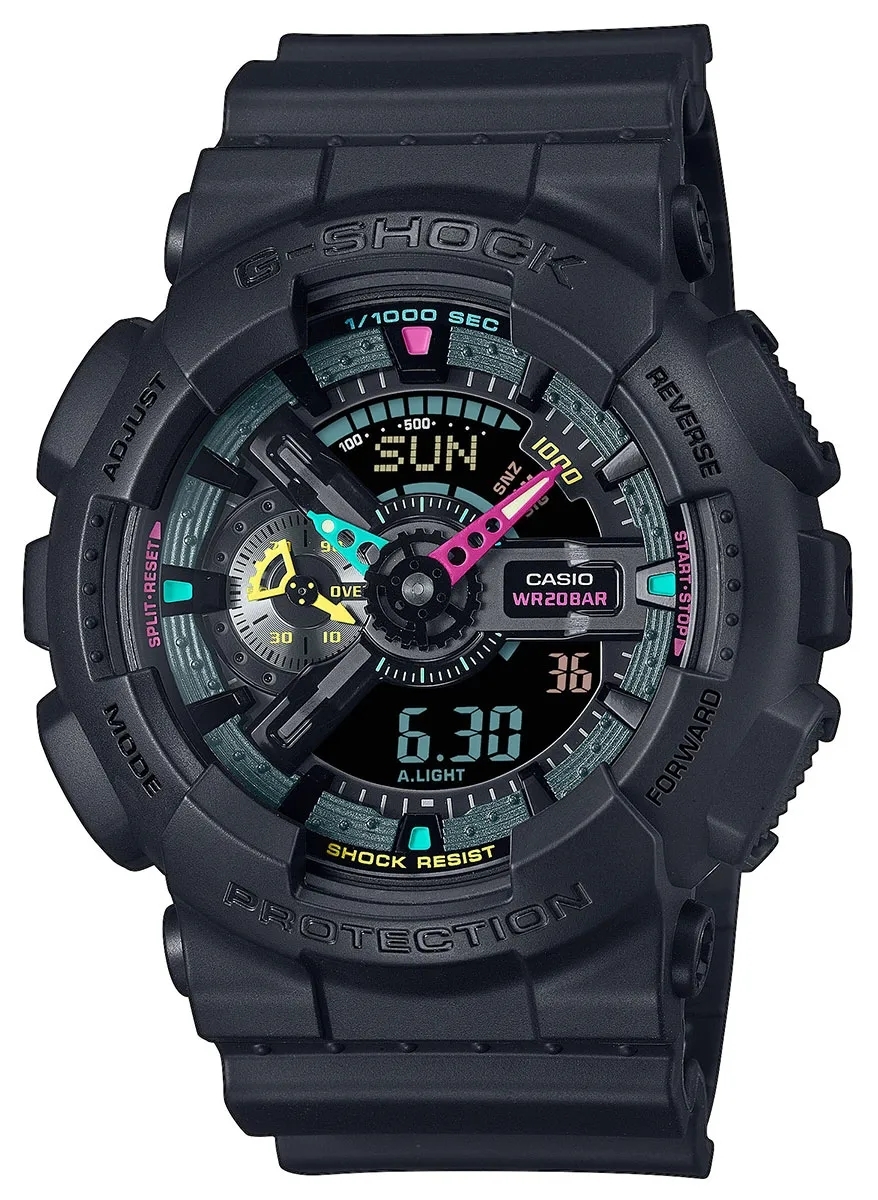 Casio Herrklocka GA-110MF-1AER G-shock Svart/Resinplast Ø51.2 mm - Casio