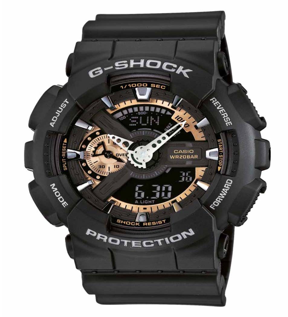 Casio G Shock Herrklocka GA-110RG-1AER G-Shock Svart/Resinplast Ø51.2 mm