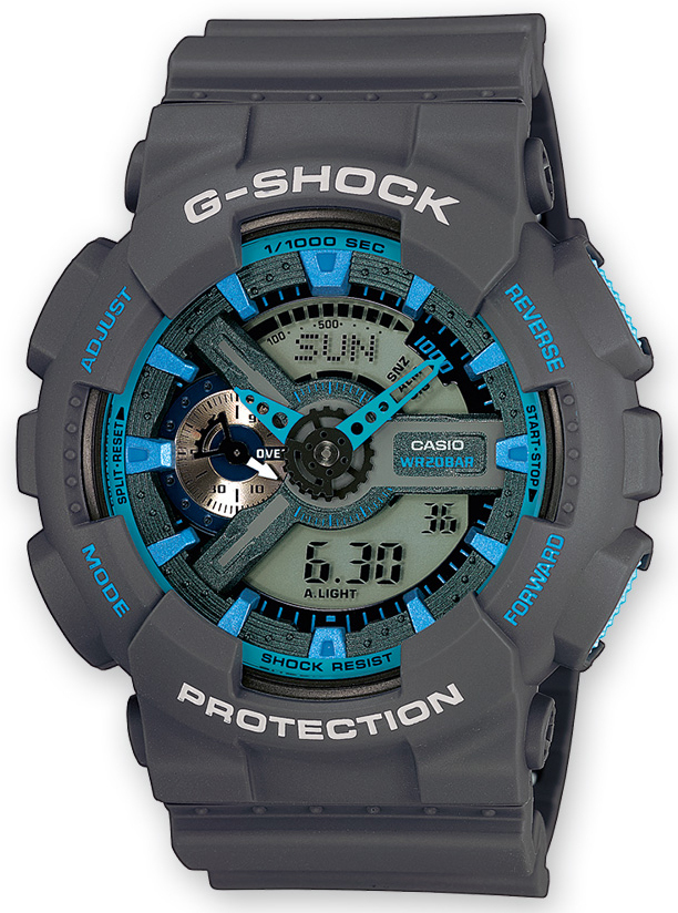 Casio G-Shock Herrklocka GA-110TS-8A2ER LCD/Resinplast Ø51 mm
