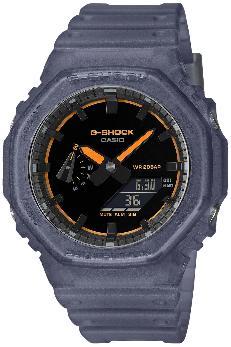 Casio Herrklocka GA-2100K-2AER G-Shock Svart/Resinplast Ø45.4 mm