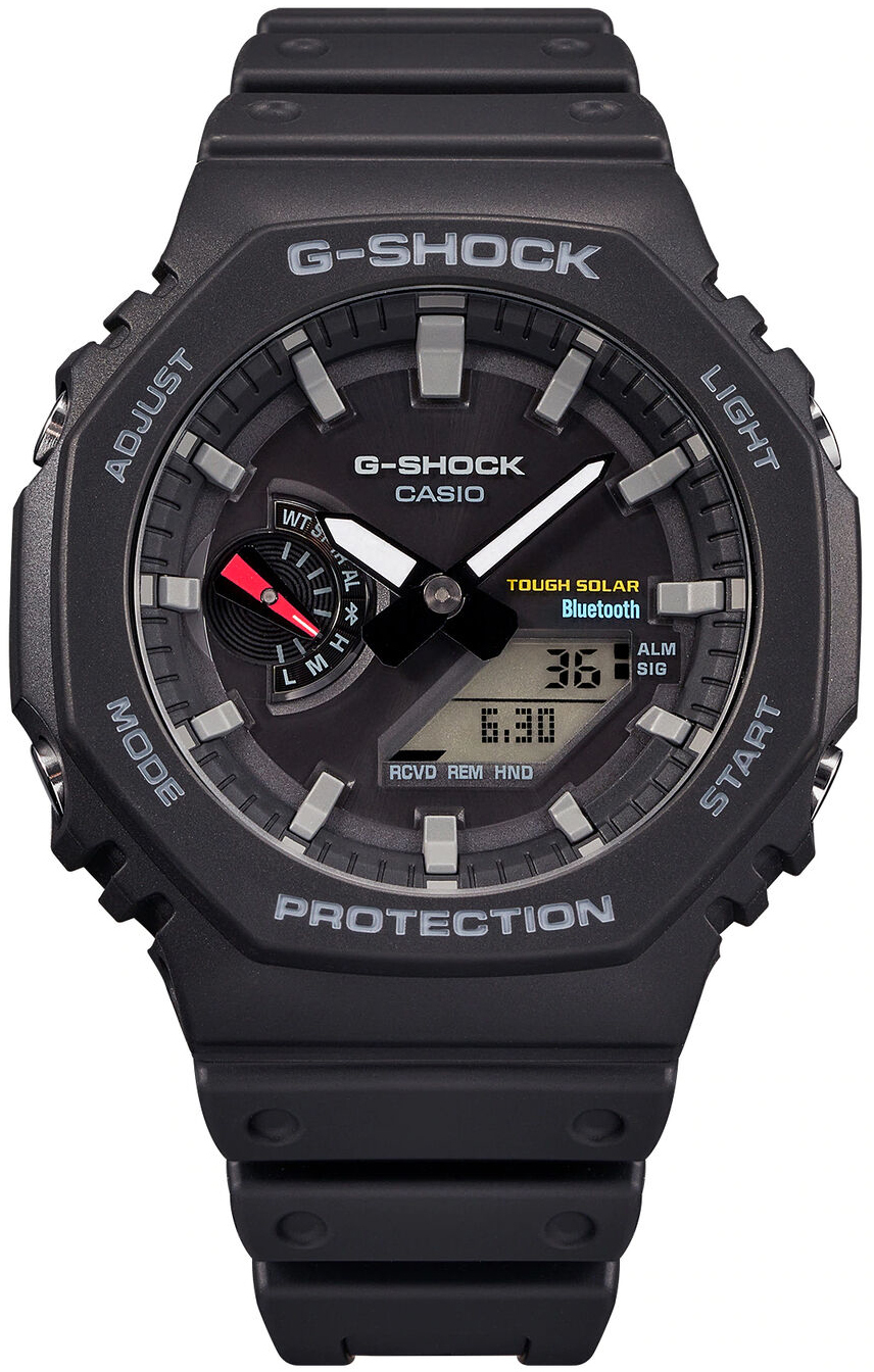 Casio Herrklocka GA-B2100-1AER G-Shock Svart/Resinplast Ø45.4 mm - Casio