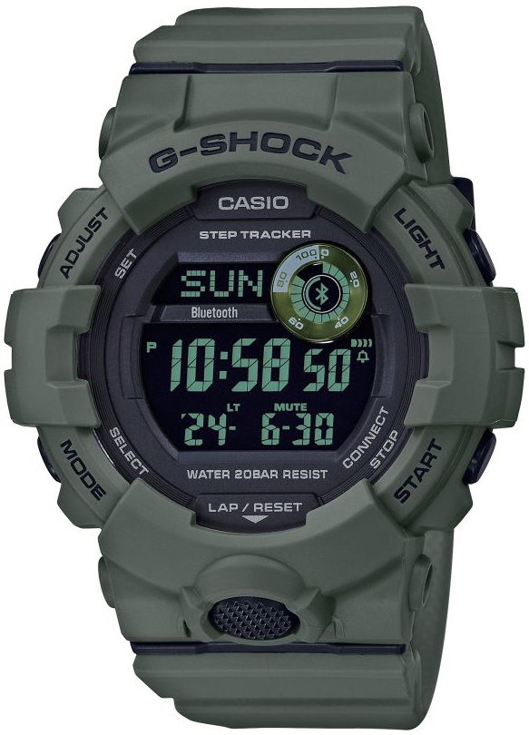 Casio Herrklocka GBD-800UC-3ER G-Shock LCD/Resinplast Ø45 mm - Casio