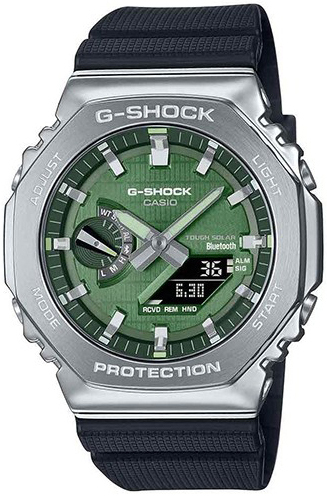 Casio Herrklocka GBM-2100A-1A3ER G-Shock Grön/Gummi Ø44.4 mm - Casio